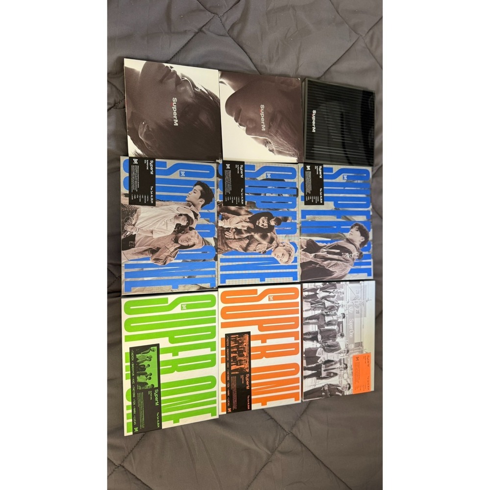 SuperM Album Lot – SuperM (1st Mini Album) + Super One (Multiple Versions) + Inc